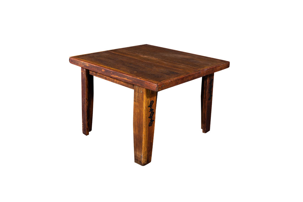 MESA DE MADEIRA CENTRO RÚSTICA
