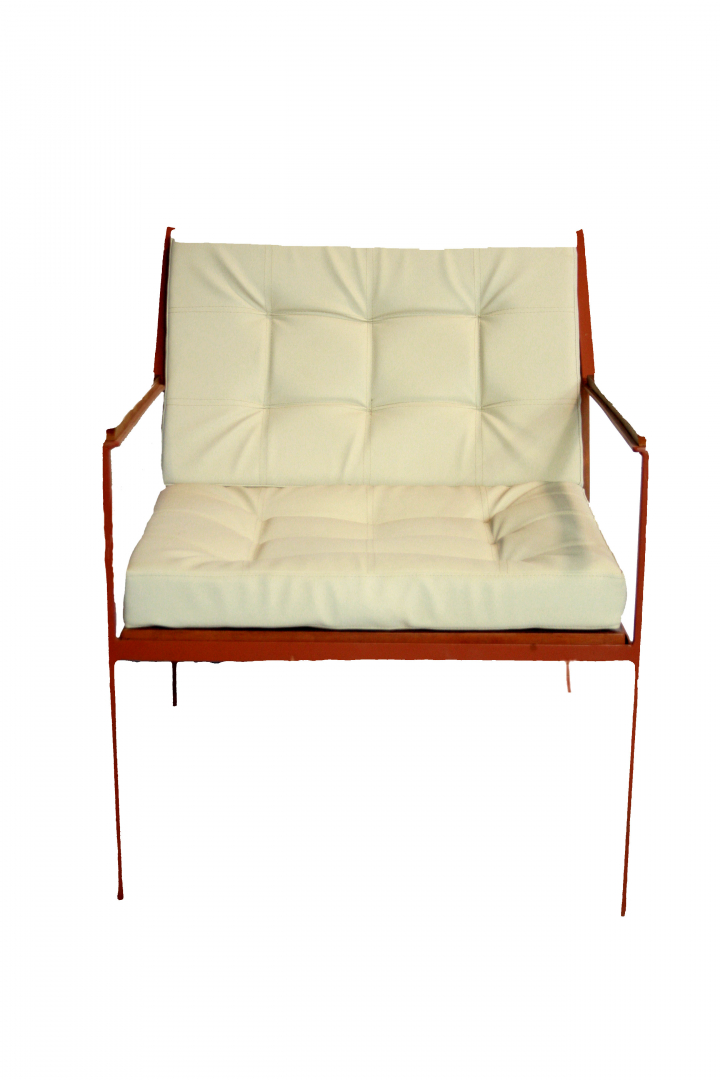 POLTRONA ESTILO EM FERRO 